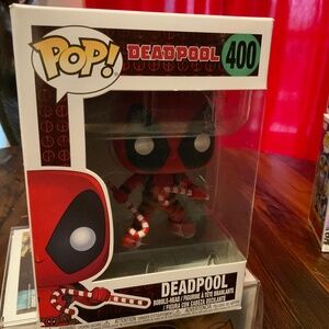 Funko POP! Deadpool #400 With candy canes